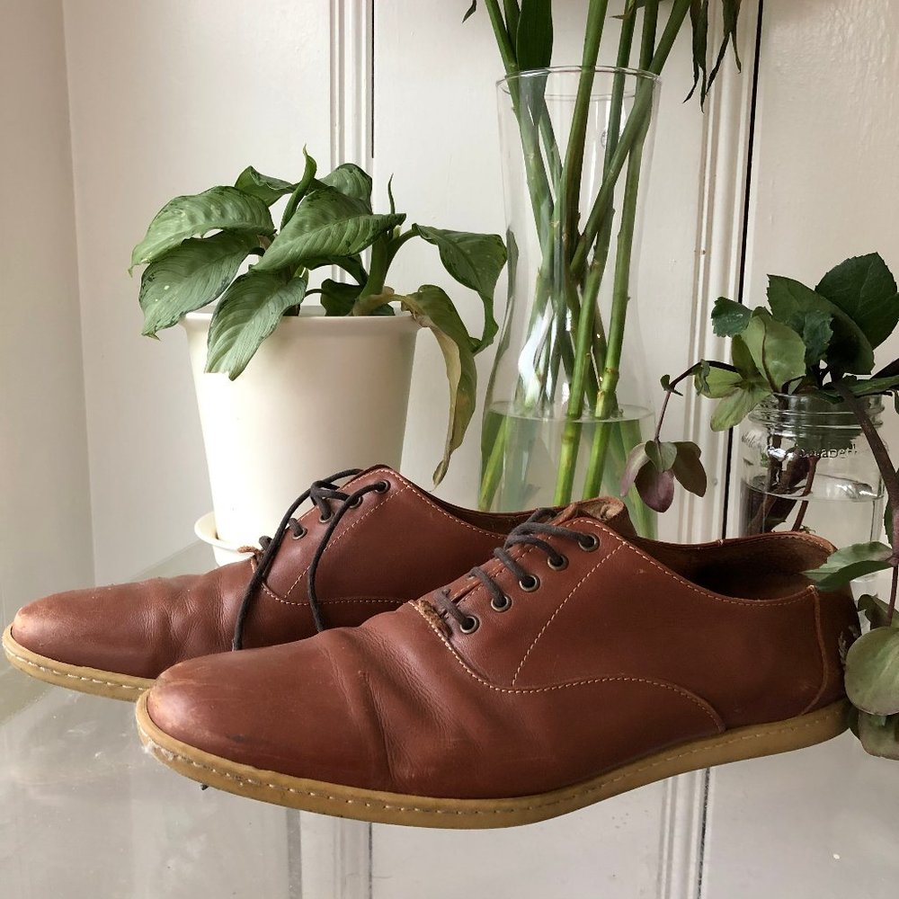 Men's Fred Perry Leather Lace-Up Dress Shoes